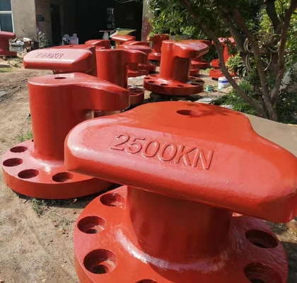 Bollard marittimo di docks di acciaio fuso personalizzato per l'ormeggio della testa del tee