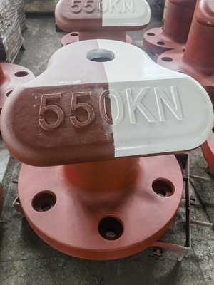 Bollard marittimo di docks di acciaio fuso personalizzato per l'ormeggio della testa del tee