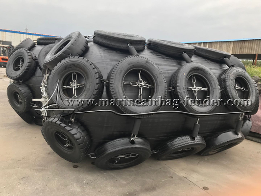 Fender pneumatico di gomma marino per la protezione delle navi e dei porti 50kpa 80kpa