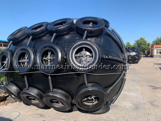Fender anti-invecchiamento pneumatico marino, Fender di gomma per navi nere Standard ISO17357