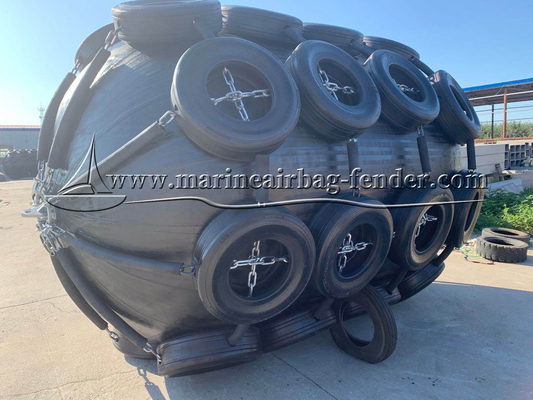 Fender in gomma con pin di acciaio inossidabile, certificato CCS
