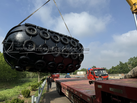 3.3m x 6.5m Fender gomma per navi da guerra, paraurti gonfiabili per imbarcazioni, certificato SGS