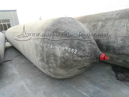 Dimensione Airbag marino personalizzato anti-sparatura Airbag nera gonfiabile in gomma