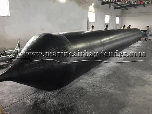 Dimensione Airbag marino personalizzato anti-sparatura Airbag nera gonfiabile in gomma