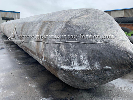 Dimensione Airbag marino personalizzato anti-sparatura Airbag nera gonfiabile in gomma