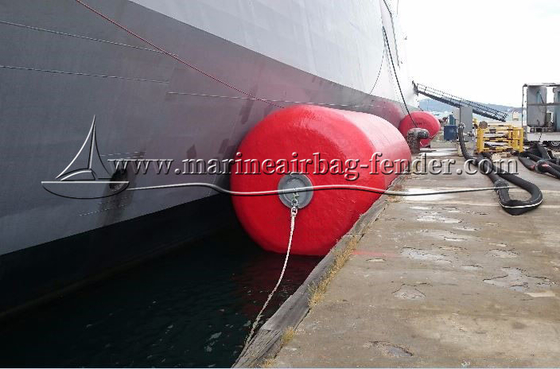 Fender di schiuma EVA cilindrica riempito di poliuretano rivestito di schiuma marina