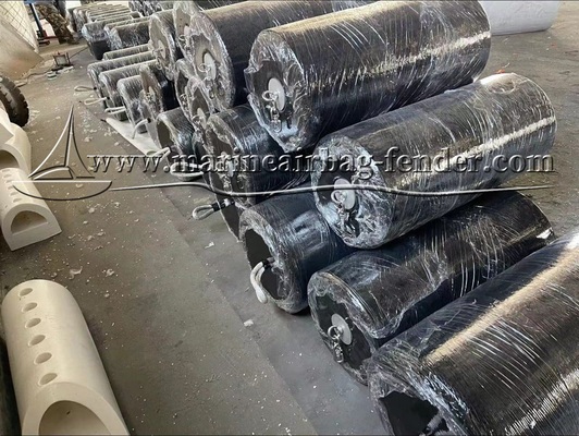 Dock / Barca EVA Fender di schiuma protetto da rete di filato di nylon e piastra di acciaio galvanizzato