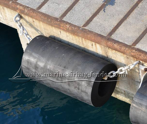 Installazione a bulloni di gomma marine cilindrica per offshore