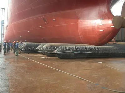 Airbag di lancio per navi di colore nero Airbag di gomma per navi da lancio Airbag di gomma per navi da lancio