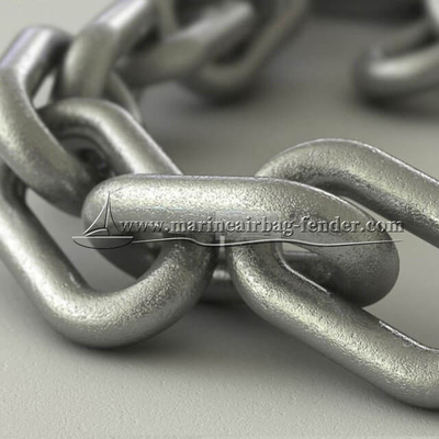 Catena di ormeggio a legame lungo saldata in metallo U1 U2 U3 Grado personalizzato
