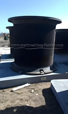 Fenders di gomma per portiere marittimi resistenti personalizzati con catena in acciaio inossidabile
