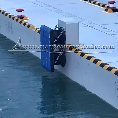 Fenders di gomma per portiere marittimi resistenti personalizzati con catena in acciaio inossidabile