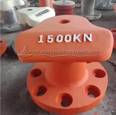 Bollard di acciaio resistente alla corrosione con superficie verniciata