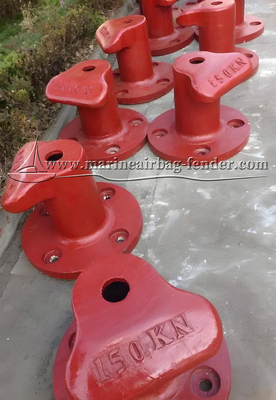 Bollard di acciaio resistente alla corrosione con superficie verniciata