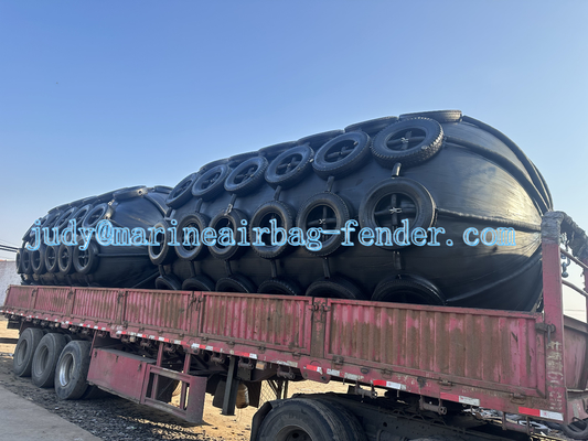 Fender di gomma gonfiabile ad alta resistenza per applicazioni offshore