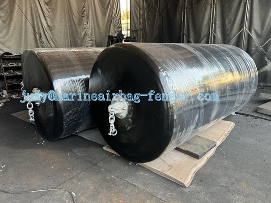 Densità 30-120 kg/m3 EVA Fender di schiuma con rete di catena di pneumatici e materiale esterno poliurea
