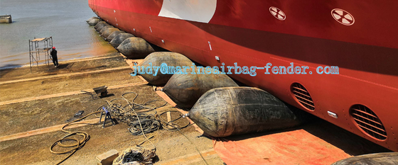 4-15 strati di cavo Airbag di lancio di navi Airbag marino con certificato CCS di 24 mesi